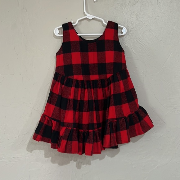 GIRLS RICA ROSIE BUFFALO PRINT DRESS - Picture 2 of 5